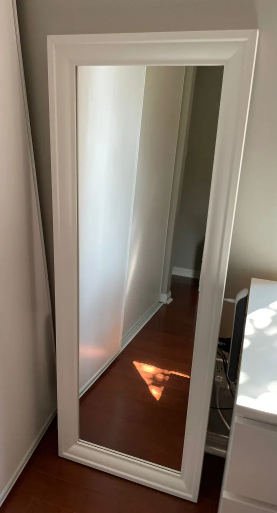 IKEA TOFTBYN Mirror, White thumbnail