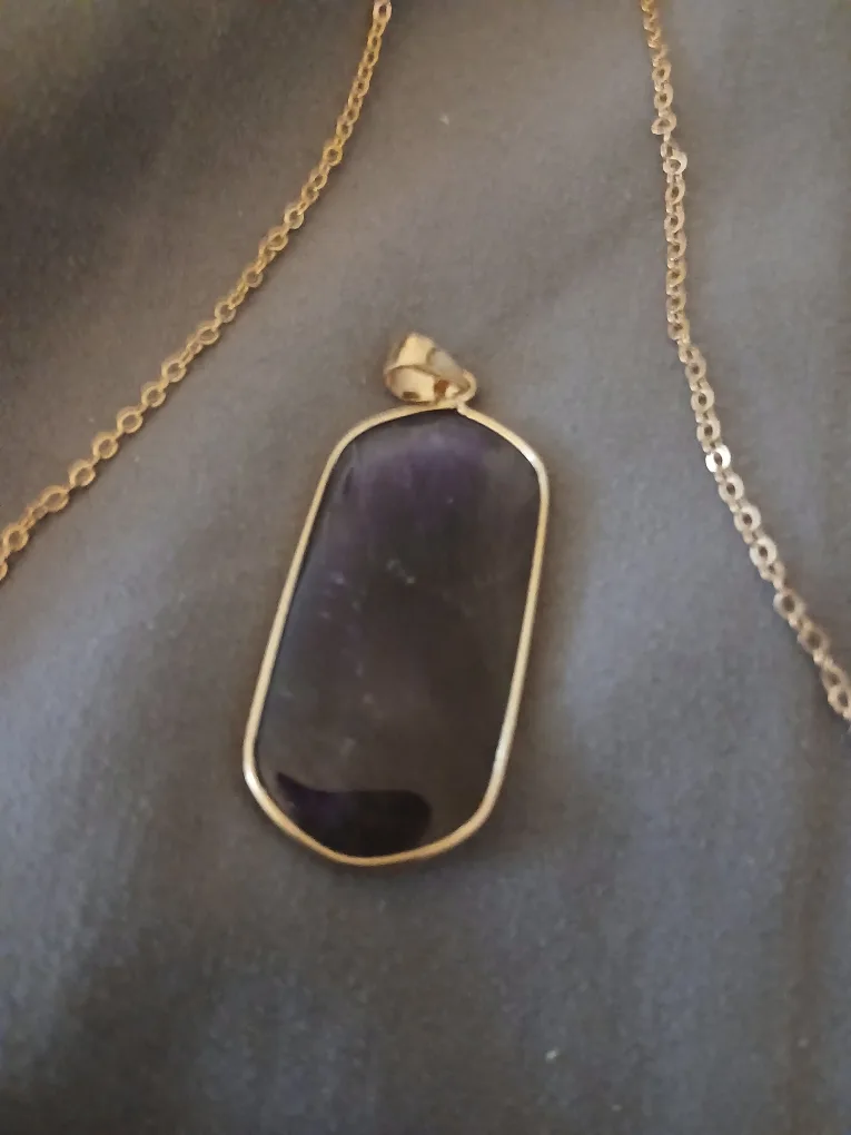 Amethyst Pendant Necklace thumbnail