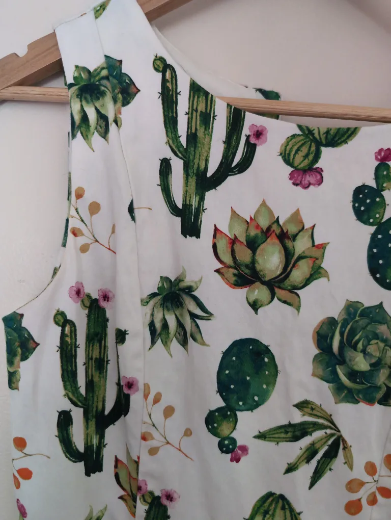 🇨🇦Eva Rose Cactus Print Romper image indicator(4)