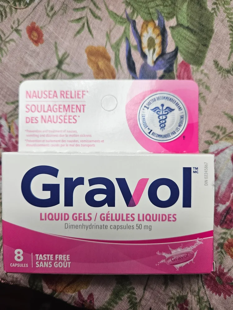 NEW Gravol Nausea Relief Liquid Gels thumbnail