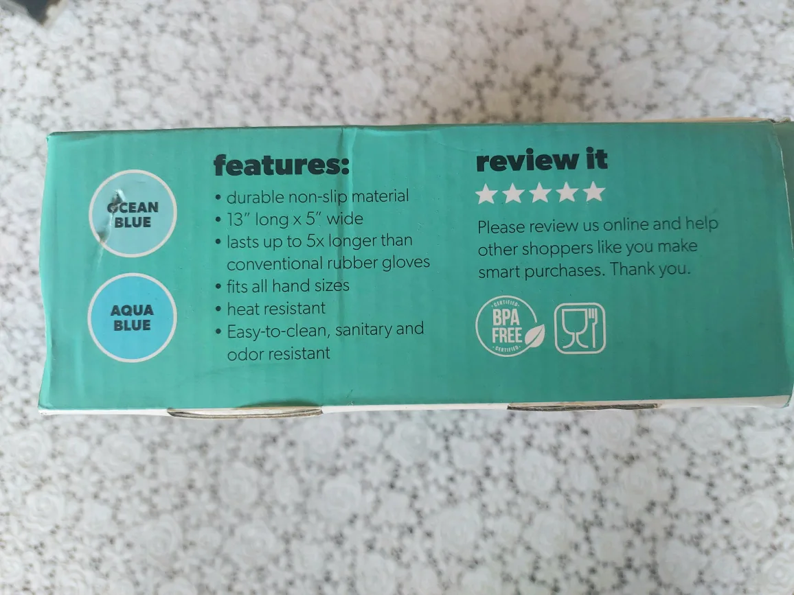 Brand New scrubbing gloves 2 pack image indicator(5)