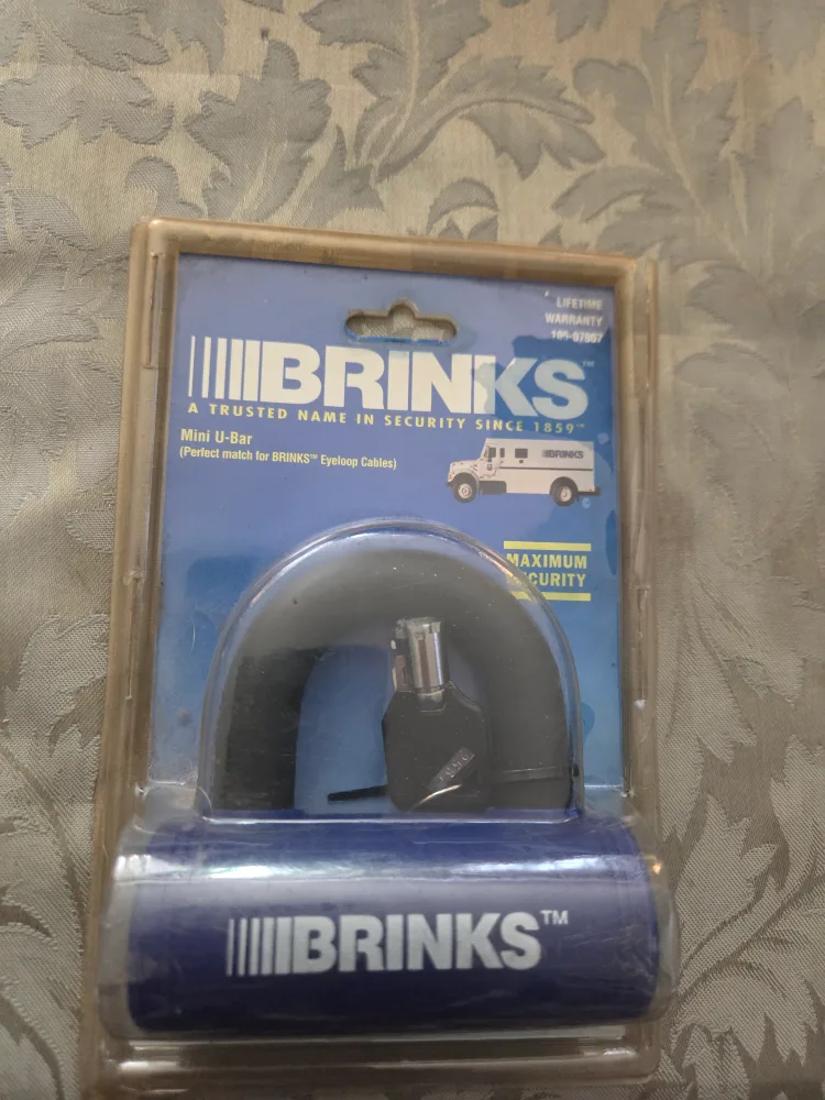 Brinks Mini U-Bar Lock (New in Package) thumbnail