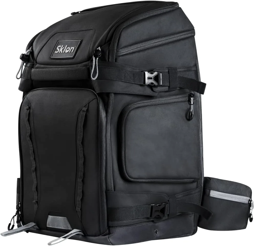 NEW Sklon Ski and Snowboard Boot Bag Backpack JET BLACK thumbnail