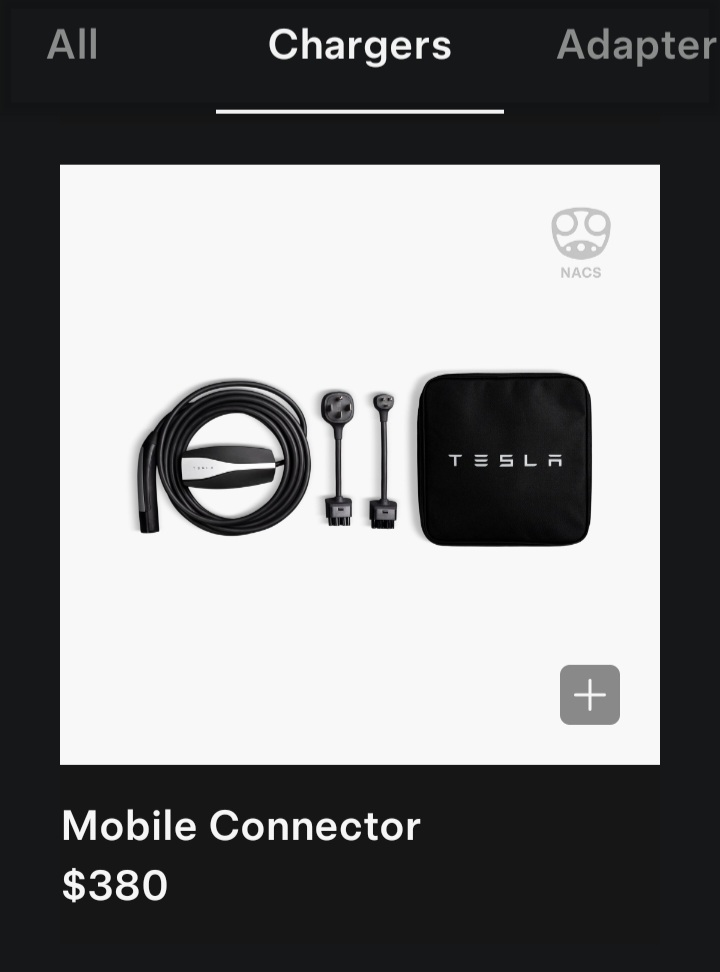 Tesla Mobile Connector - Charger