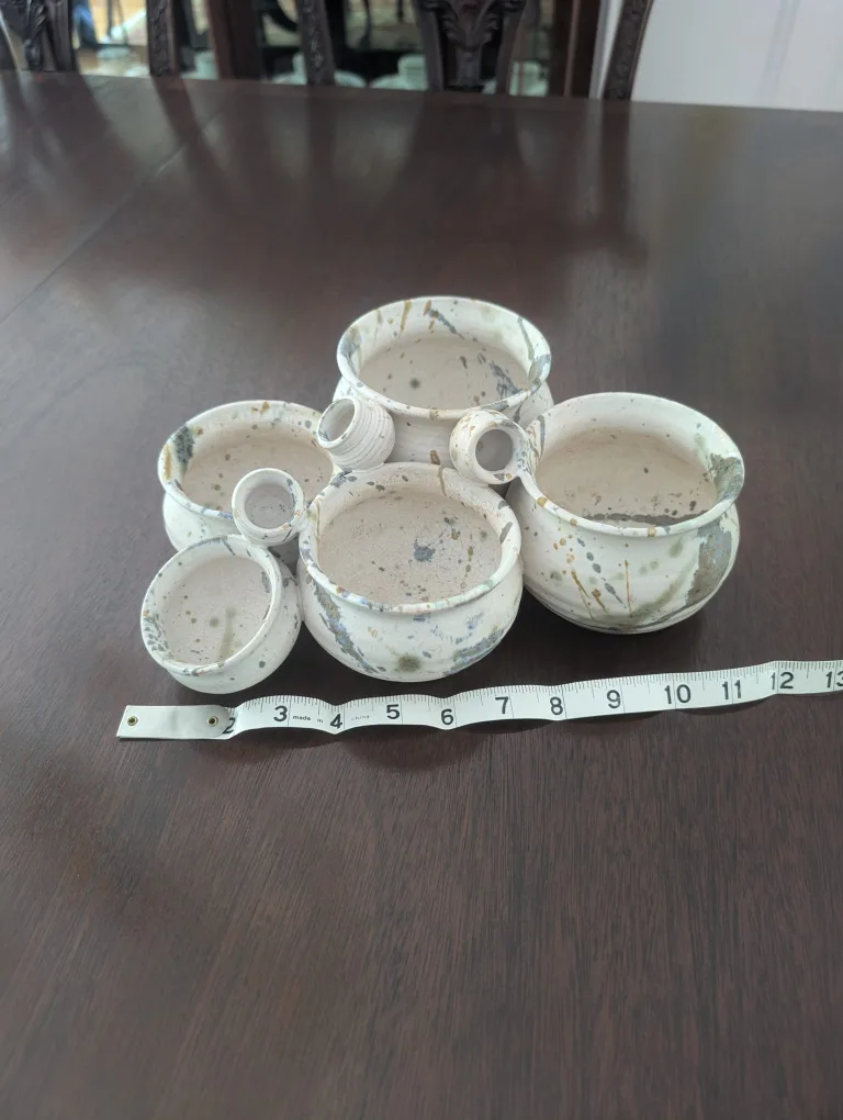 Unique Pottery Bowls Handmade Set image indicator(2)