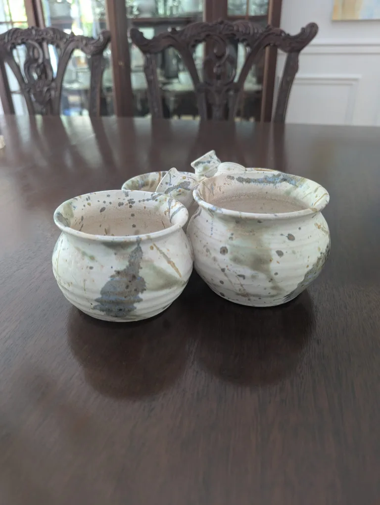 Unique Pottery Bowls Handmade Set image indicator(5)