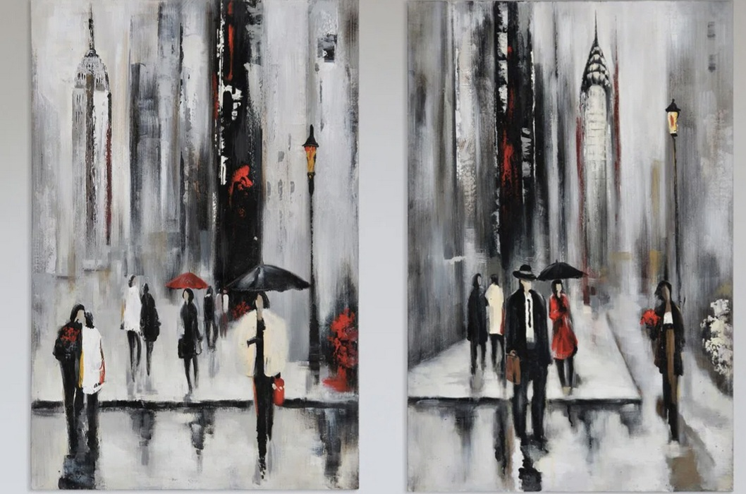 Wall Art - Dominic Lecavalier - Bustling City
