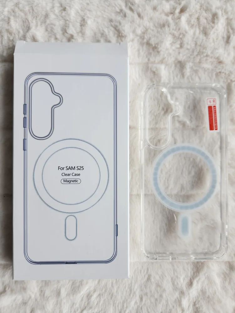 New Samsung S25 Clear Magnetic Case thumbnail
