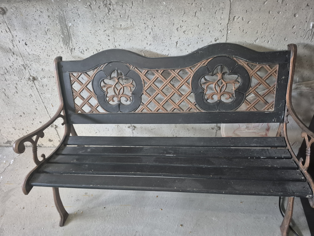 Outdoor Metal Garden Bench