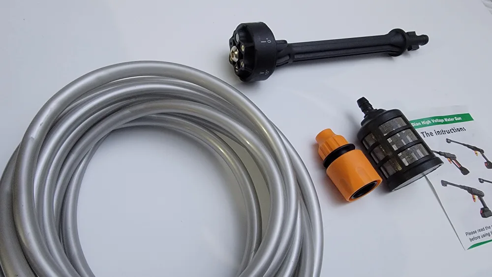 Portable 600 PSI Cordless Pressure Washer with 2 Batteries | 21V image indicator(5)