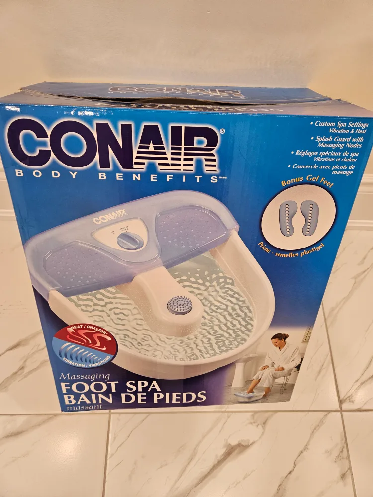 Conair Body Benefits Massaging Foot Spa thumbnail