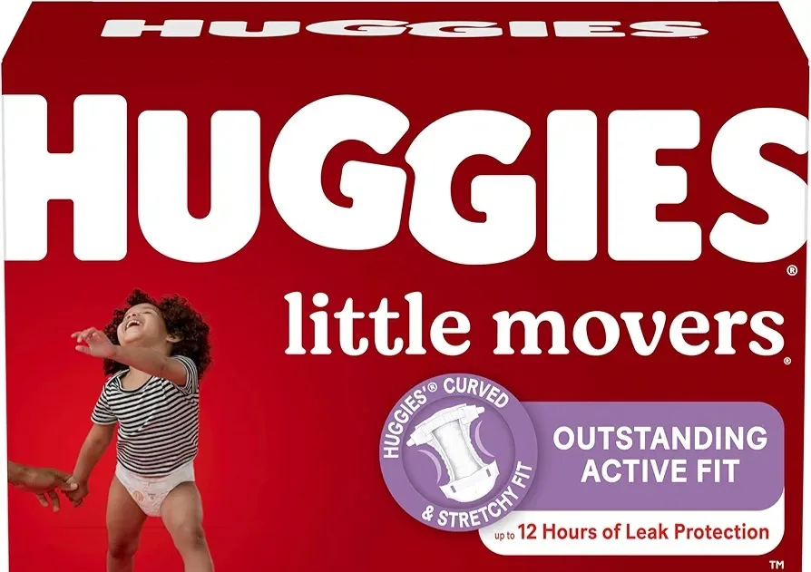 Huggies Baby Diapers, Little Movers Plus, Size 6 thumbnail