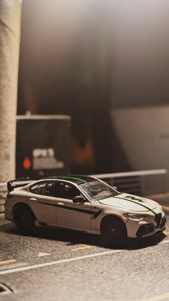 TARMAC Alfa Romeo Giulia GTam WHITE ⚪ thumbnail