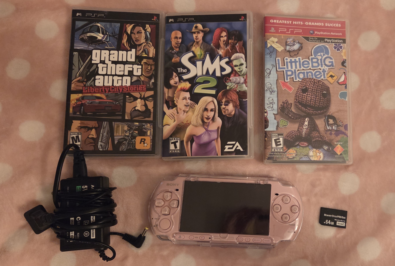 Blossom Pink PSP 3000 Lot