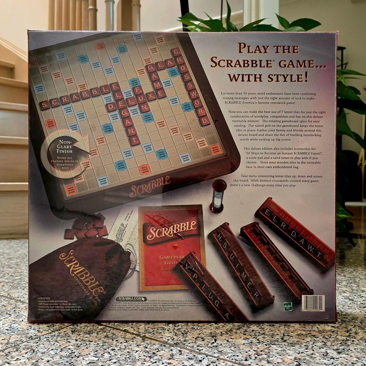 Scrabble Deluxe Turntable Brand New Sealed image indicator(3)