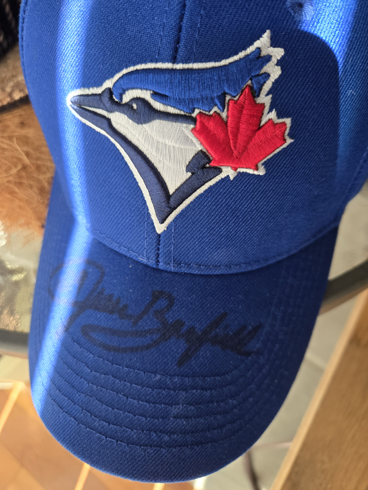 Toronto Blue Jays Autographed J. Barfield Baseball Cap