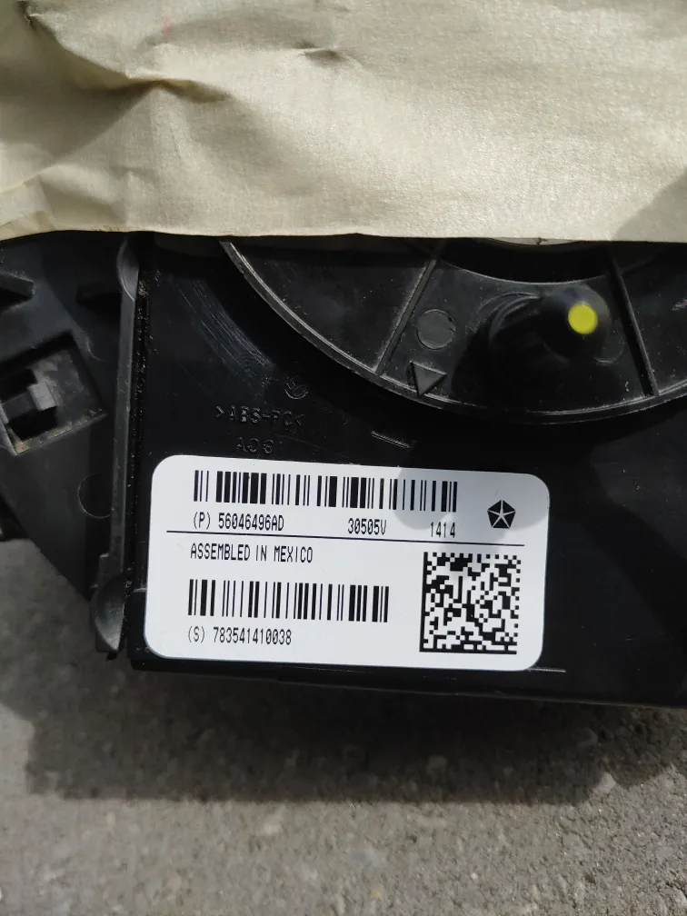 2013 - 2017 Dodge caravan Town Country 56046496AD Clock spring image indicator(3)