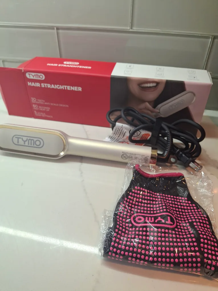 TYMO Hair Straightener Brush - Like New! image indicator(4)