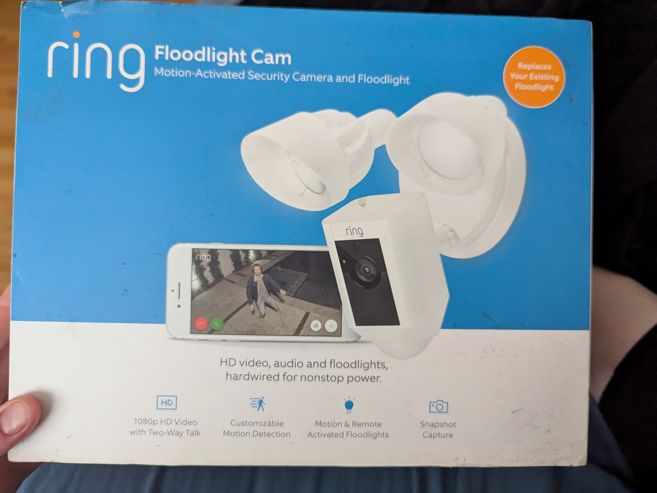 2 Ring Floodlight Cams – One Brand New, One Used – Bundle Deal!