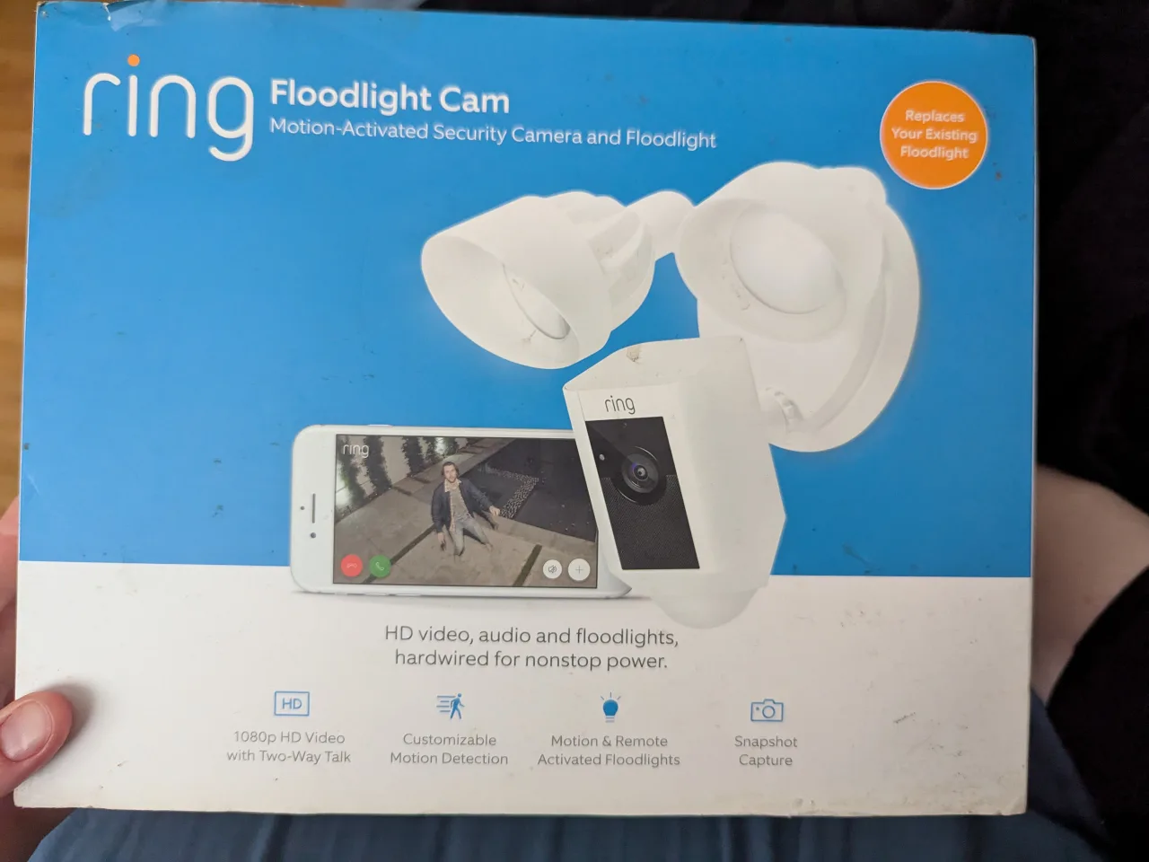 2 Ring Floodlight Cams – One Brand New, One Used ��– Bundle Deal! thumbnail