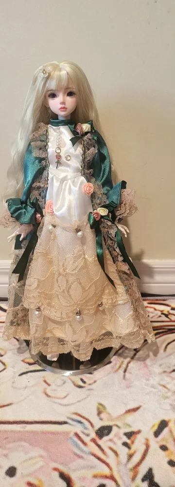 1/4 bjd doll dress - muxi body - gown and inner pants thumbnail