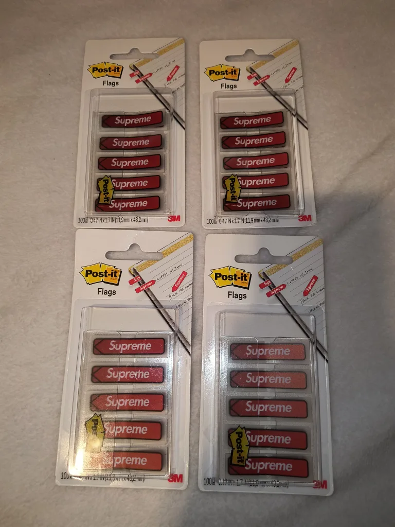 SUPREME Post-It Flags - New Sealed image indicator(2)