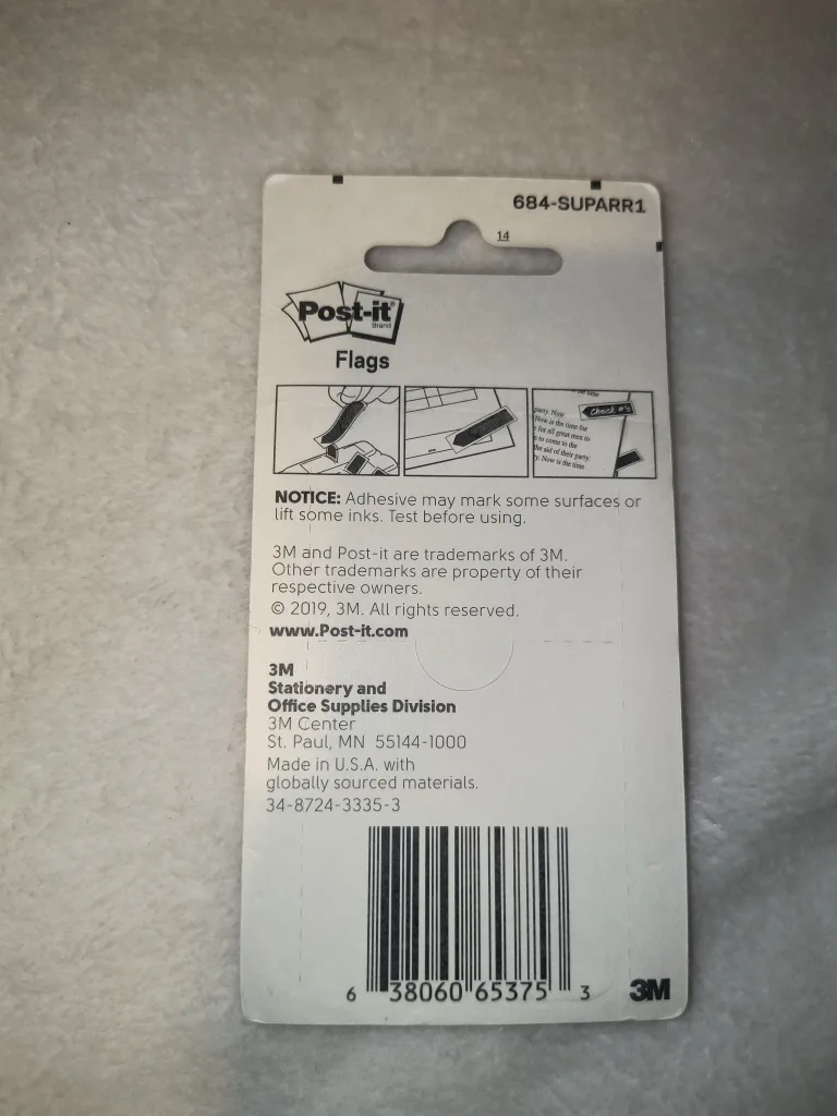 SUPREME Post-It Flags - New Sealed image indicator(3)