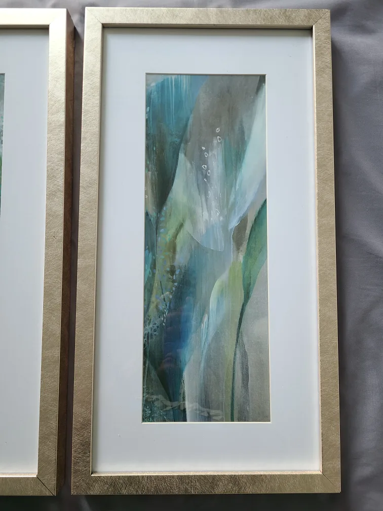 Gold Framed Modern Art Wall Set image indicator(3)