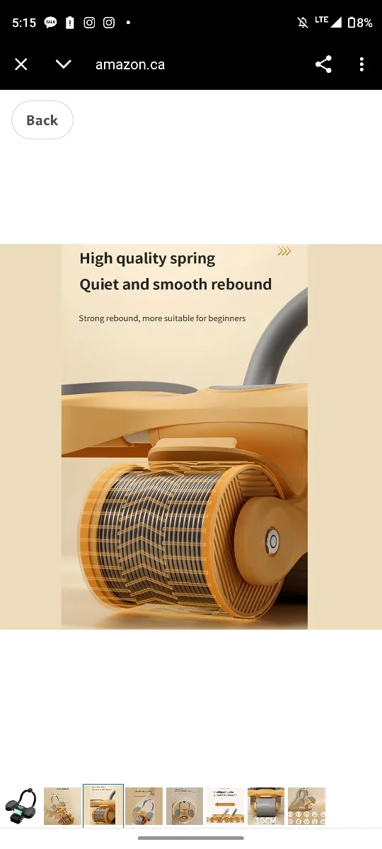 Taka Neko Automatic Rebound Ab Roller - Black image indicator(6)