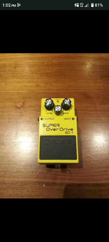 Boss Super OverDrive SD-1 Guitar Pedal - photo 3