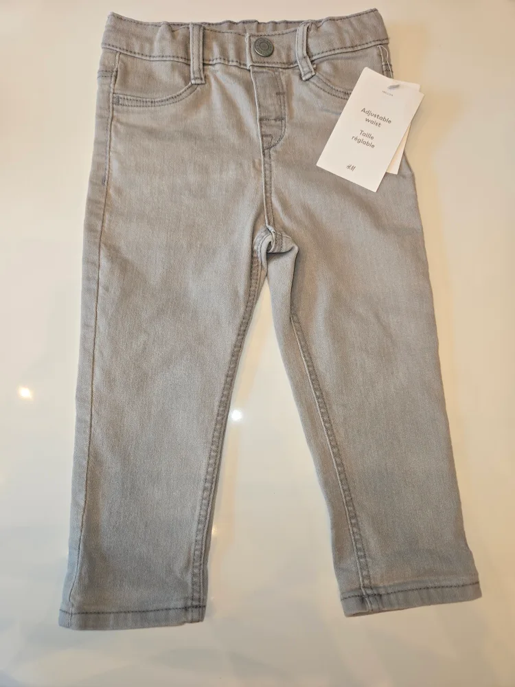 BNWT Baby Boy H&M Grey Jeans thumbnail