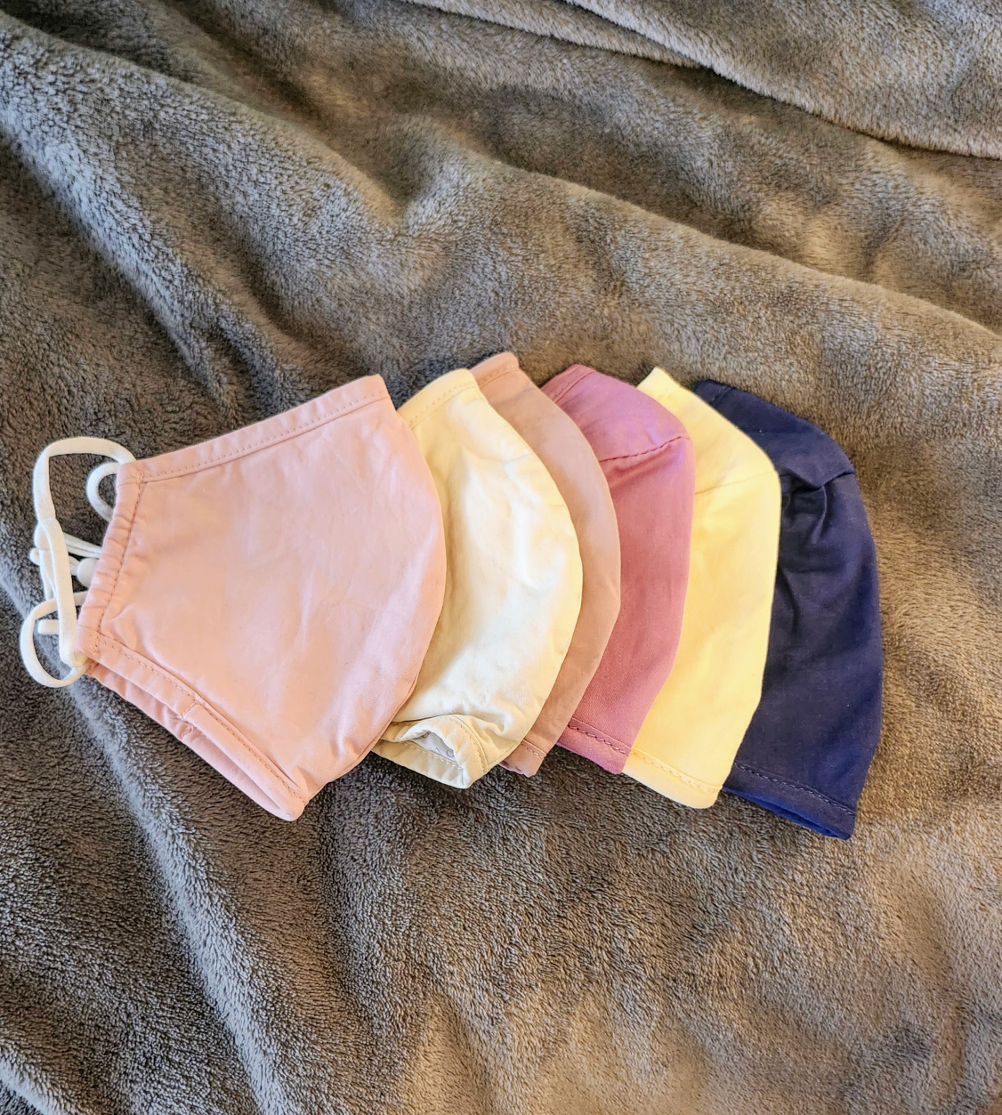 Assorted Colour Face Masks (Set of 5)
