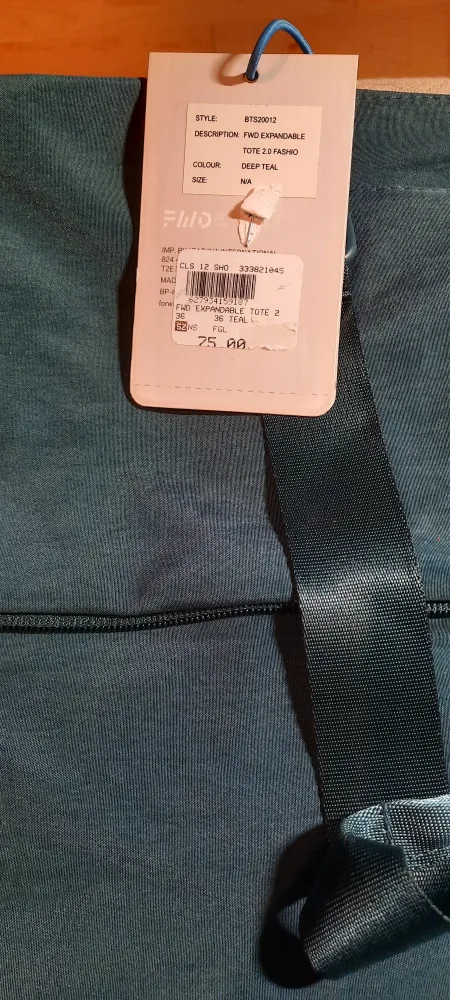 FWD Expandable Tote Bag 2.0 - Deep Teal 🇨🇦 image indicator(3)