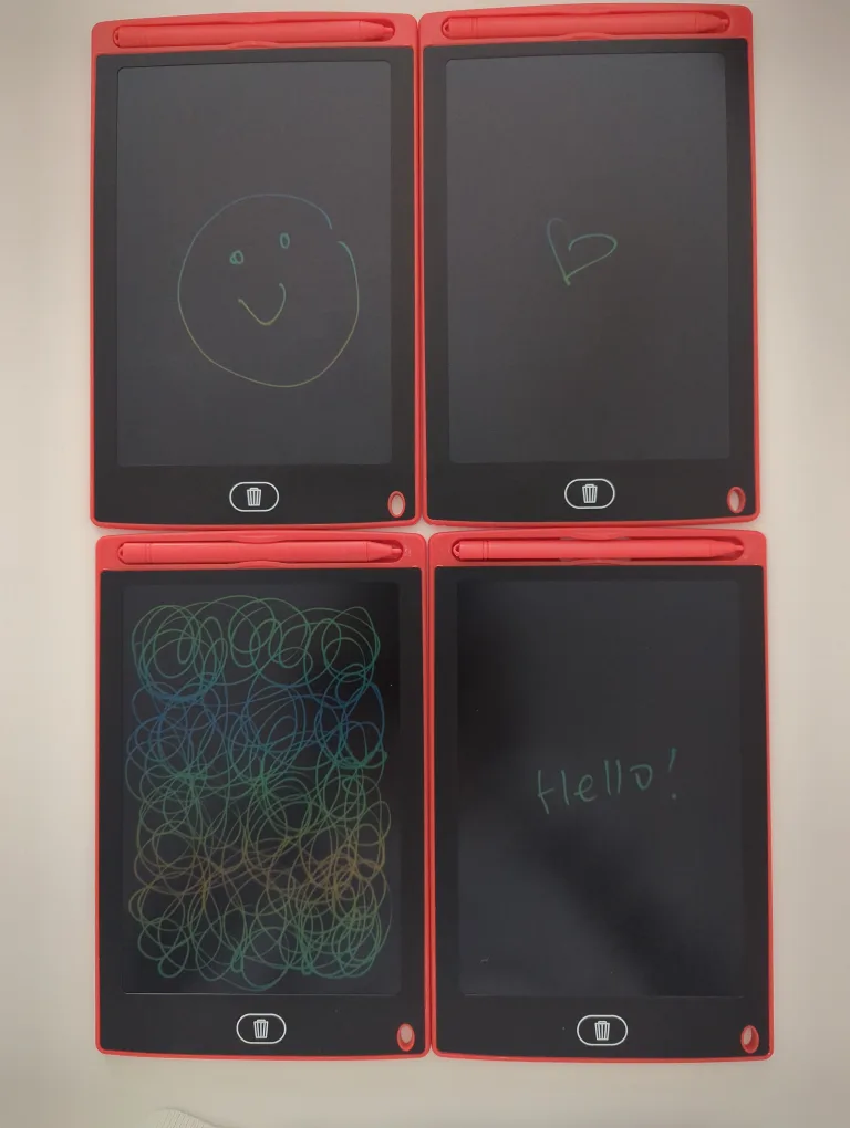 Set of 4 Kids LCD Writing Tablet - Red 🇨🇦 thumbnail