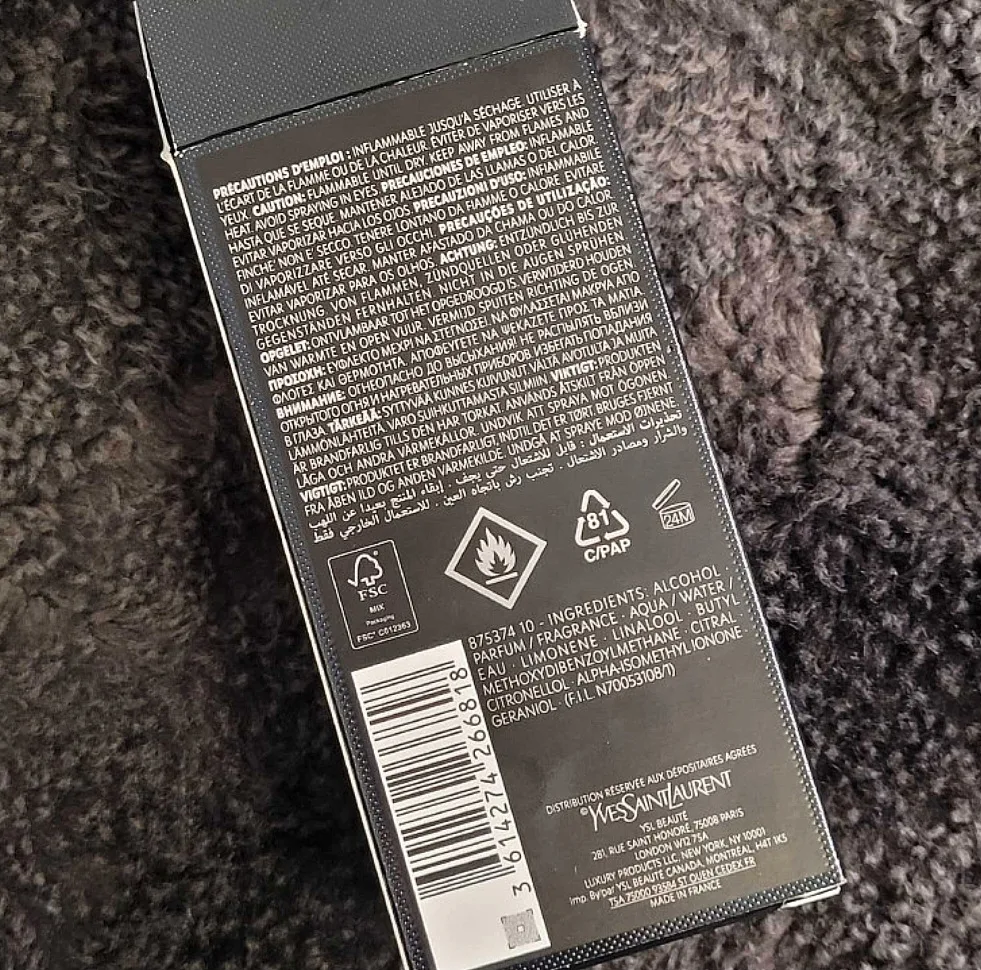 60ml Yves Saint Laurent "Y" Le Parfum Men's Fragrance image indicator(6)