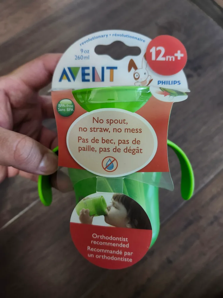 New Philips Avent 9oz Sippy 360° Cups - 12m+ image indicator(2)