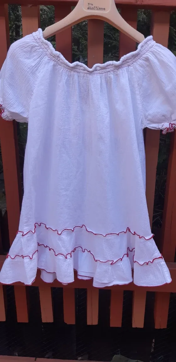 Ukrainian style top/ tunic - XL youth/ XS women's image indicator(7)