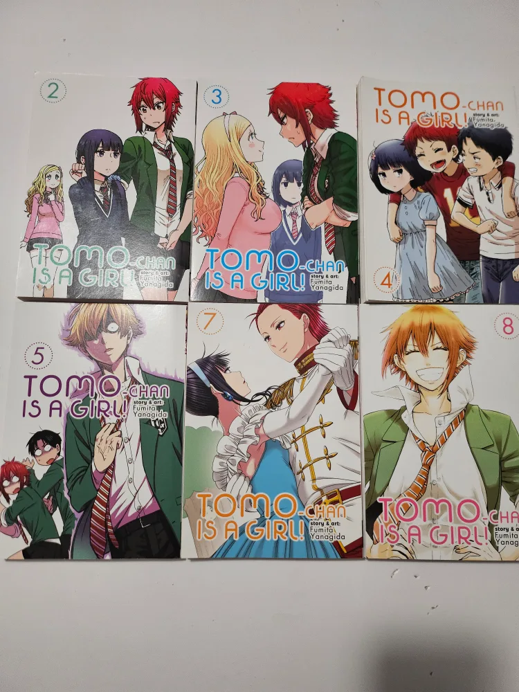 Tomo-chan Is a Girl! Manga Series Volumes 2-5, 7-8 thumbnail