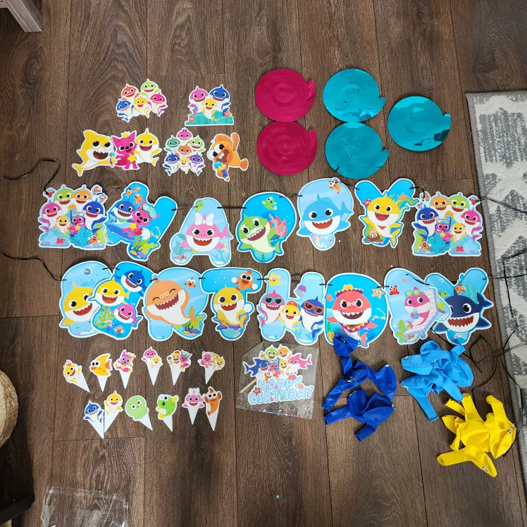 Happy Birthday Pool Party Banner thumbnail