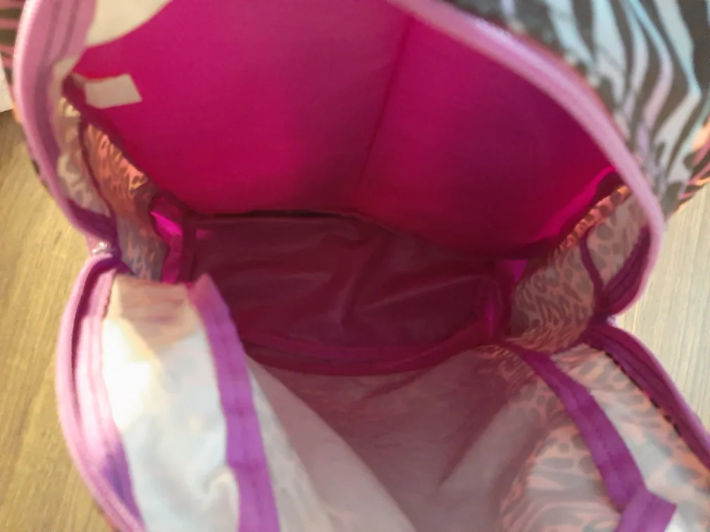 Purple Animal Print Backpack image indicator(3)