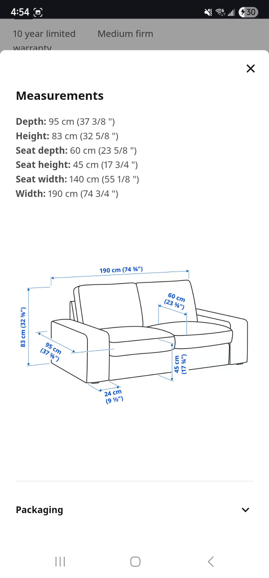IKEA Kivik Loveseat - Grann/Bomstad Black - photo 5