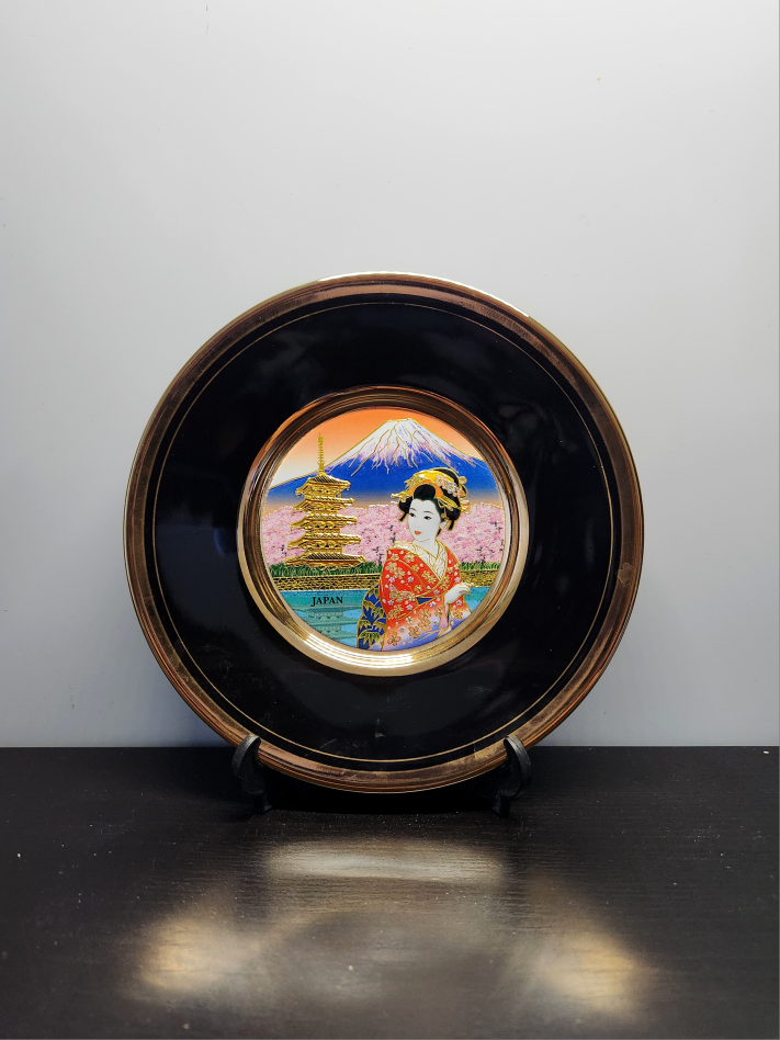 Chokin Art Plate - Japan