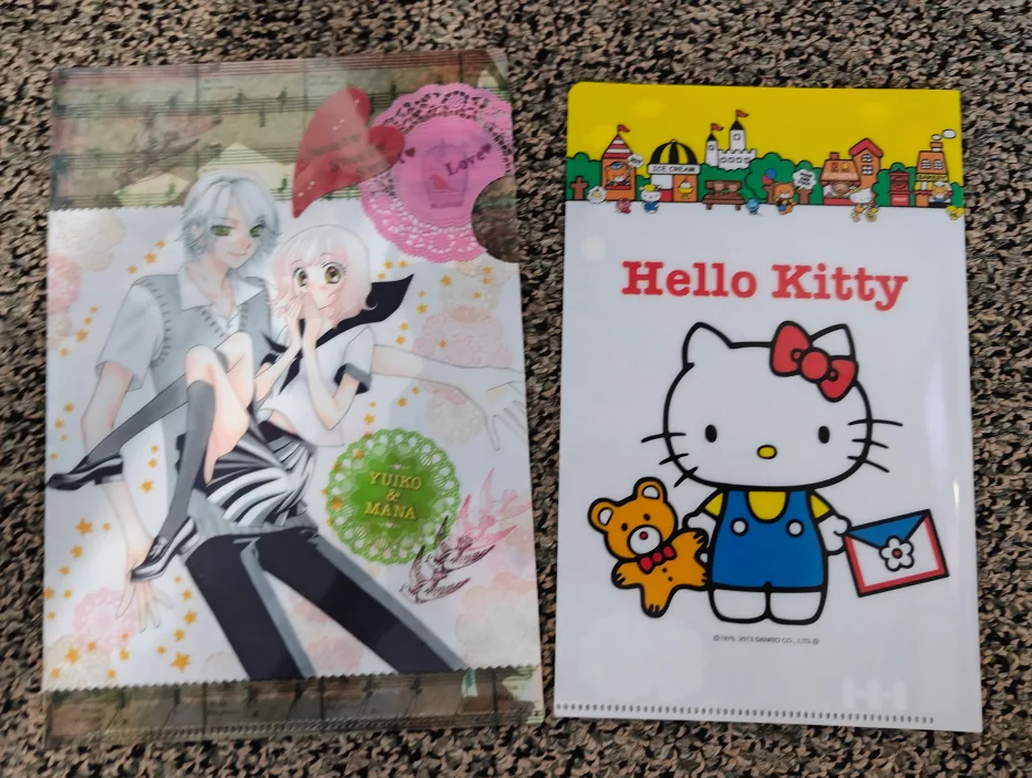 Mini Folders Set - Hello Kitty and Anime 🧡💖 thumbnail