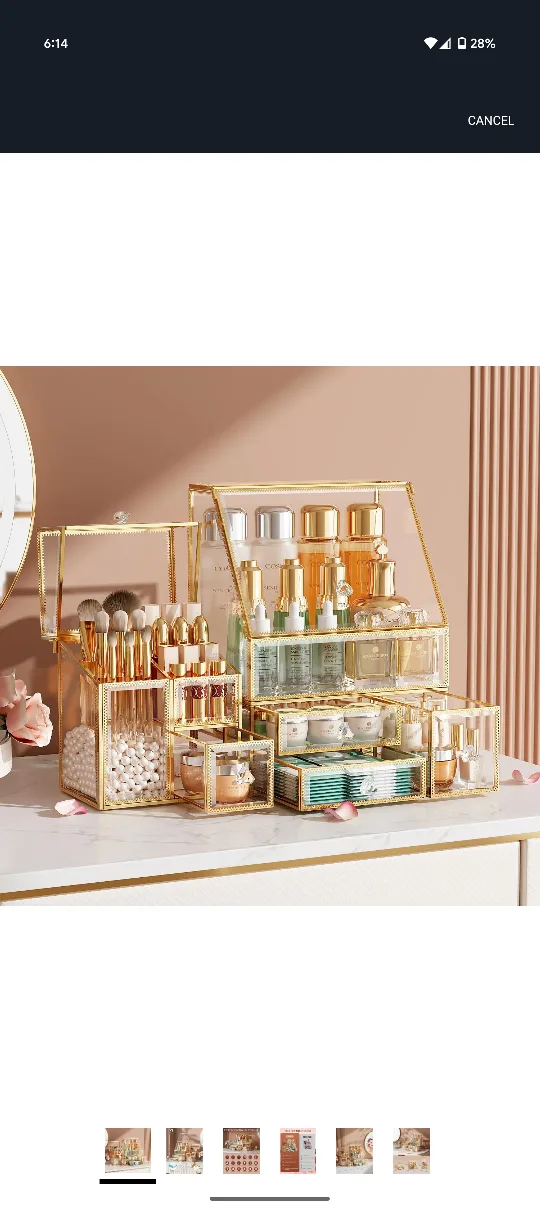 Crystal Home Makeup Organizer thumbnail