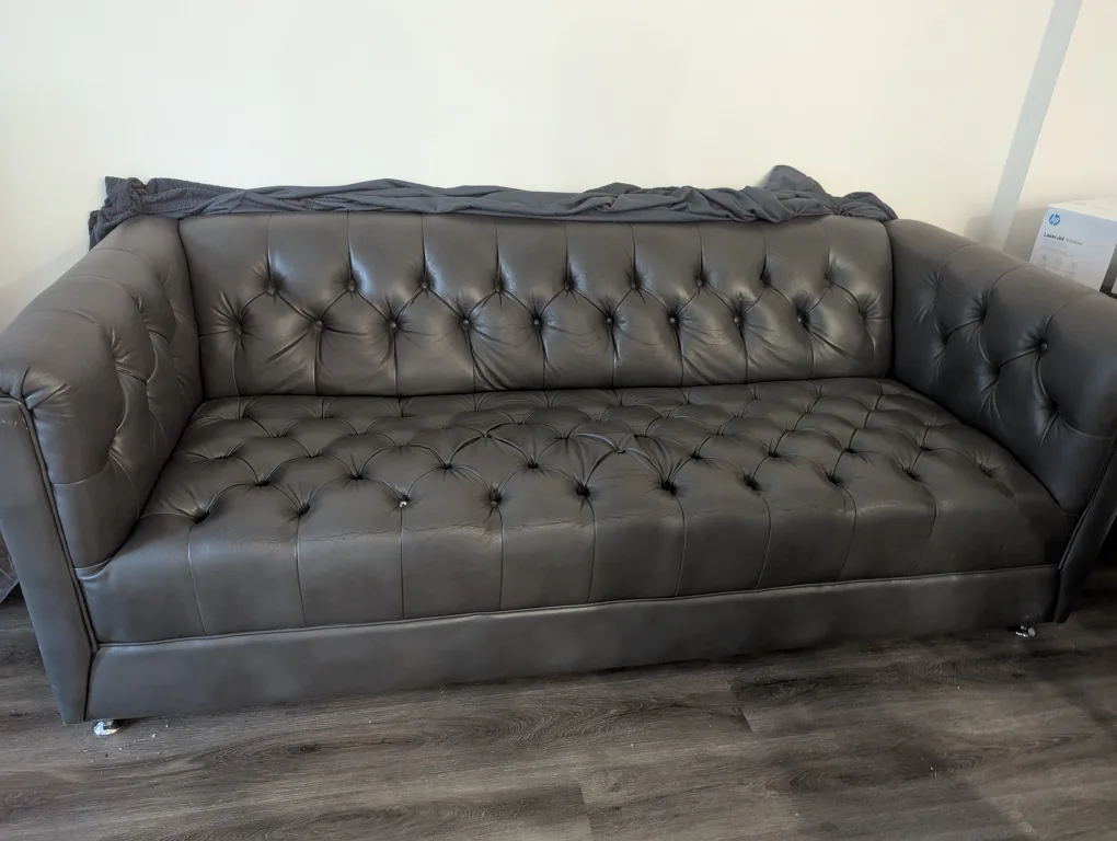 Grey Chesterfield Sofa thumbnail