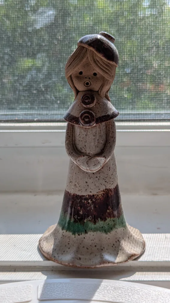 Vintage Signed Studio Ceramic Figurine by Adia 🇨🇦 thumbnail