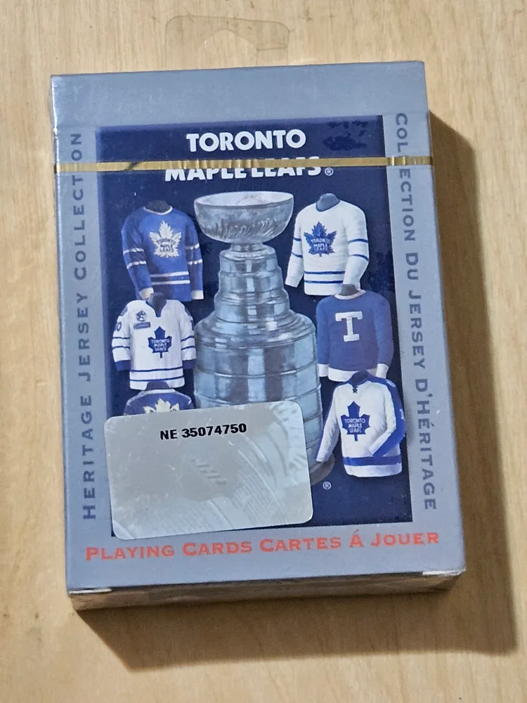 Toronto Maple Leafs Heritage Jersey Collection Playing Cards thumbnail