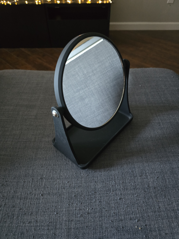 Black Vanity Tabletop Mirror