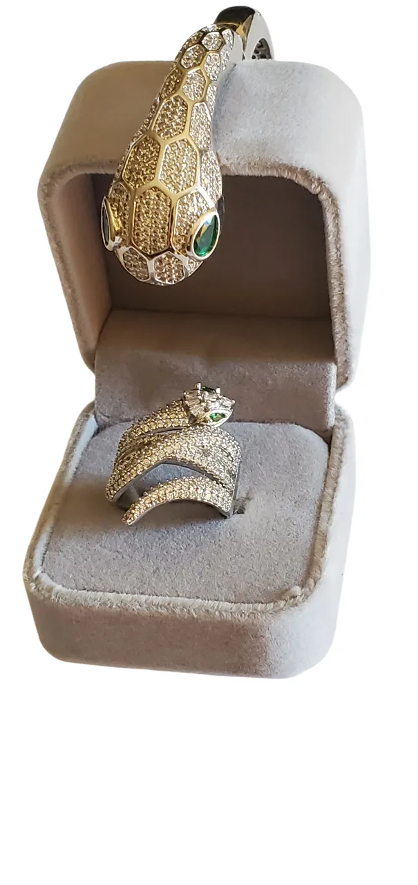 Secret serpent set Bangle and ring image indicator(3)