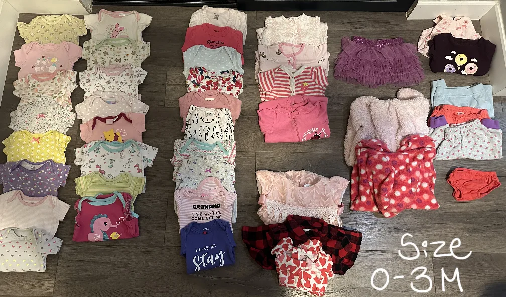 Mixed Baby Clothes Bundle Size 0-24 Months plus 2T